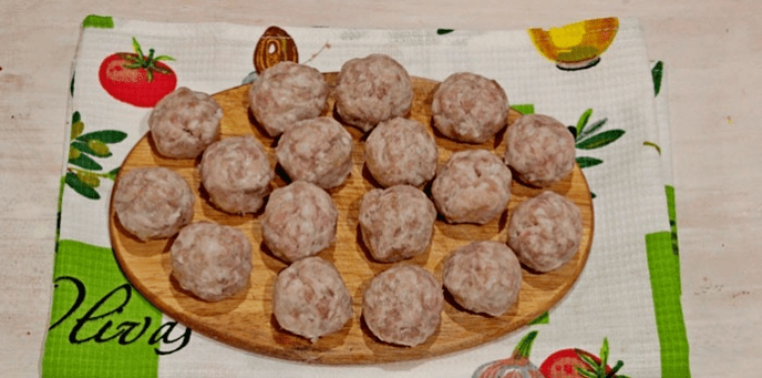 Bible boiled meatballs