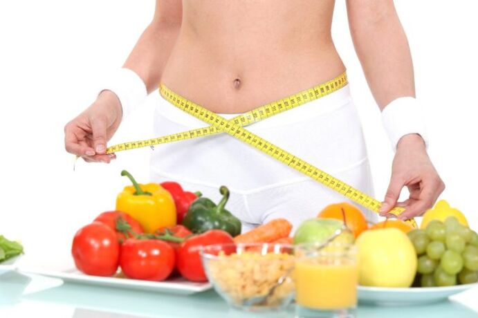 GROAD BELL Girl weighing groceries against background