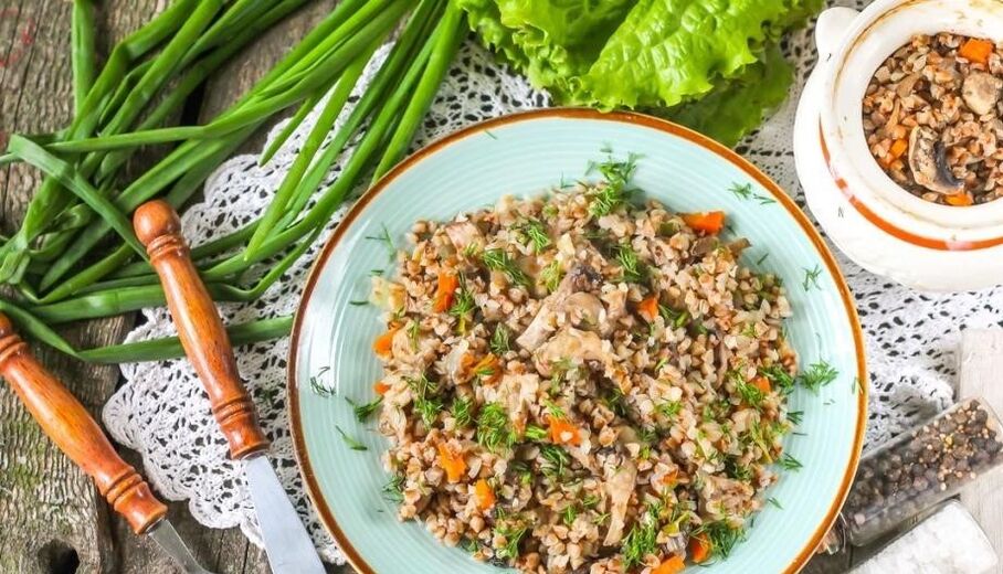 Classic buckwheat diet