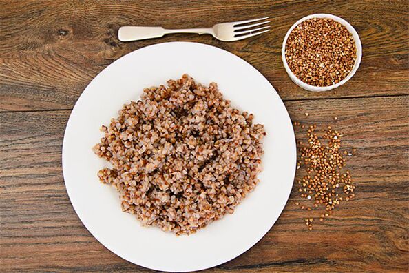 steamed buckwheat in the diet
